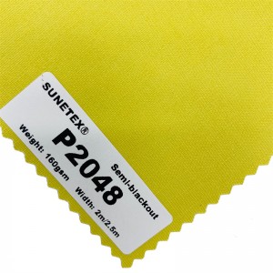 Eco-friendly Roller Shade Fabric Semi-blackout For Home