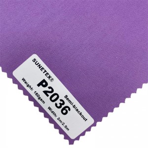 Factory Hot Sell Roller Fabric Semi-blackout 2m Width