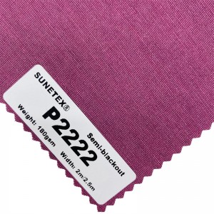 2021 New Style Double Side Pearlic Roller Fabric Semi-blackout