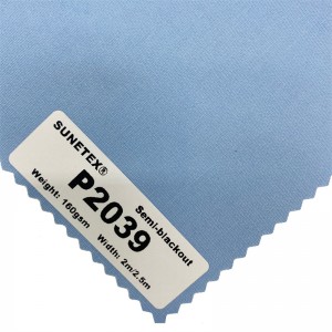 Top Quality Roller Fabric Semi-blackout 2.5m Width