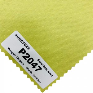 Eco-friendly Roller Shade Fabric Semi-blackout For Home