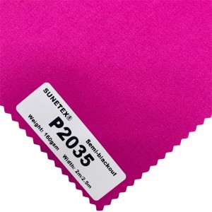 Factory Hot Sell Roller Fabric Semi-blackout 2m Width