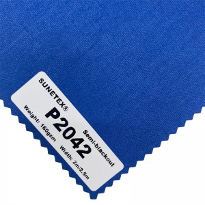 Plain Color Roller Shade Fabric Semi-blackout 100% Polyester