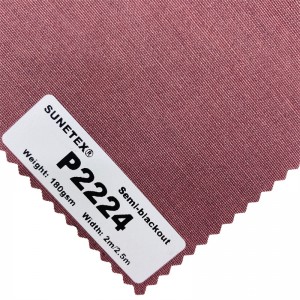 2021 New Style Double Side Pearlic Roller Fabric Semi-blackout