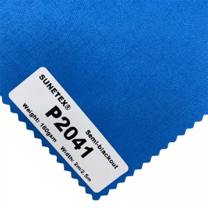 Plain Color Roller Shade Fabric Semi-blackout 100% Polyester