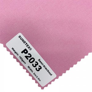 Factory Hot Sell Roller Fabric Semi-blackout 2m Width