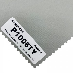 Factory Wholesale Roller Blind Fabric Blackout Silver Backing