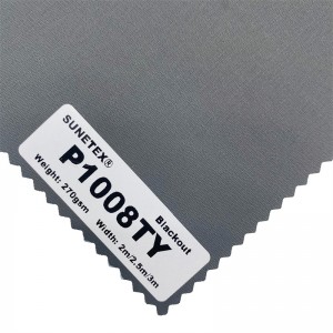 Factory Wholesale Roller Blind Fabric Blackout Silver Backing