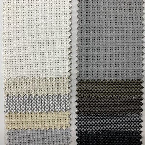Sheer Elegance Sun Shade Sunscreen Mesh Curtain Blinds PVC Fabrics