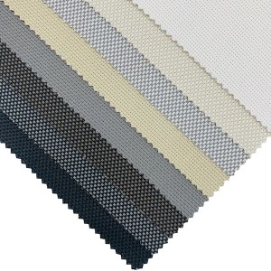 Polyester Sunscreen Blinds Fabric UV Proof Blackout Flame Outdoor for Window