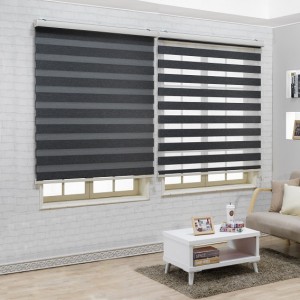 Textured Zebra Blind Fabric for Visually Appealing Window Decor