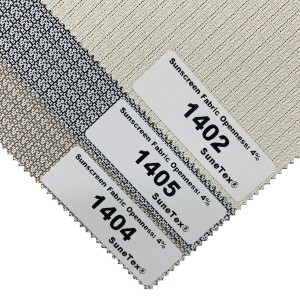 Fireproof Roller Blinds with 4% Openness Sunscreen Fabric