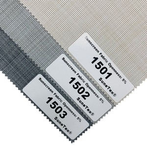 China Home Decor Solar Shade Window Sunscreen Roller Blind Fabrics Wholesale in China