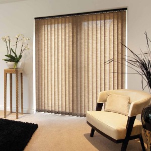 100% Original Factory China 12.7cm Vertical Blind Blackout Fabric Window Decoration Blind Fabric