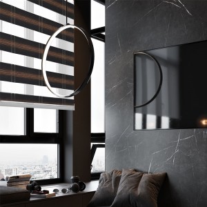 New Arrival Blackout White Zebra Blinds Rainbow And Curtain Sheer Roller Zebra Fabric Custom Window Shades