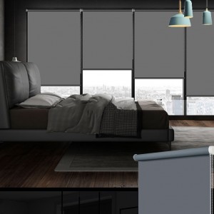 Window Shades Solid Color for Window Blind Fabric Roller Blinds Fabrics Fashion Jacquard Translucent