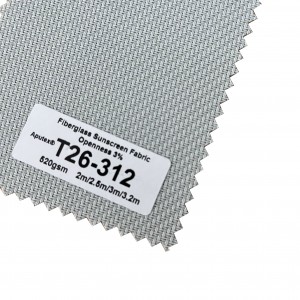 High Quality 3% Openness Twill Pattern Fire-proof Sunscreen Roller Blinds Fabrics For Window Treatment