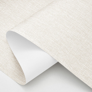 White Coating Polyester Roller Fabric Rolls Plain Roller Blinds Fabric