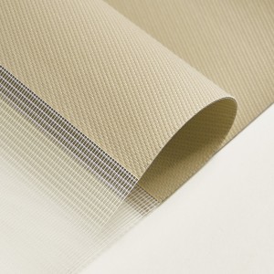 High-quality Polyester Textiles Semi Blackout Zebra Blinds Fabric Material for Window Blinds