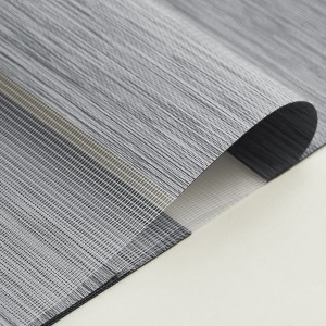 China Factory Korea Style 100% PolyesterSolid Color Zebra Blind Blackout Fabric
