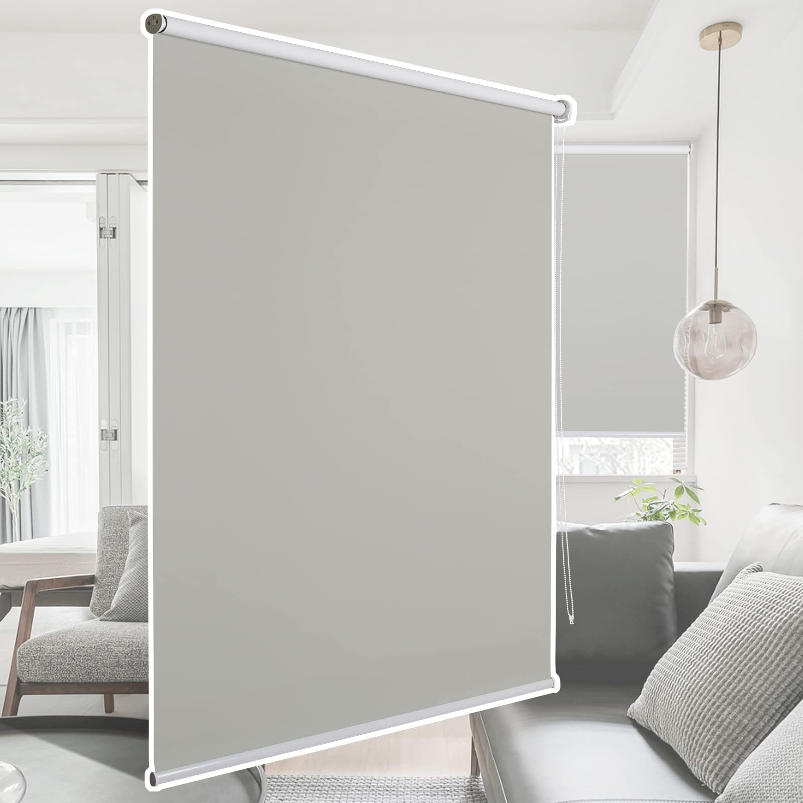 100% Blackout Roller Window Shades.