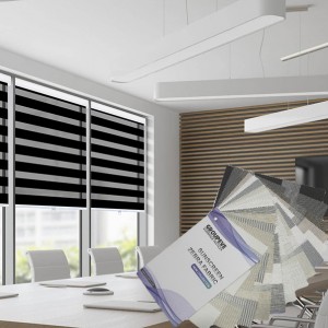 Sunscreen Material Day and Night Blind Zebra Blinds Fabric