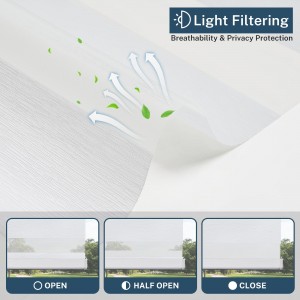 Manufacture customized 100% polyester solid color sunscreen zebra blinds fabric