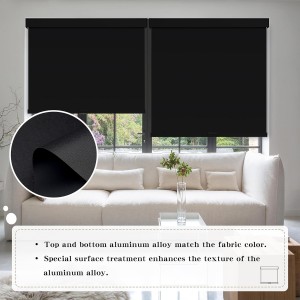 Jacquard Blackout Roller Blinds Fabric 100% Polyester Curtain Roller Shades Fabric Rolls