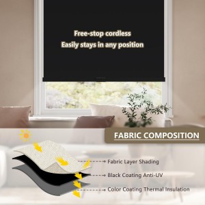 Jacquard Blackout Roller Blinds Fabric 100% Polyester Curtain Roller Shades Fabric Rolls