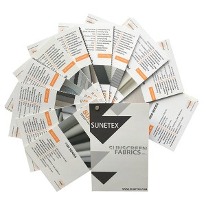 Australia Polyester And Vinyl PVC Polyester Sunscreen Fabric For Roller Blind