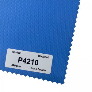 100% Polyester Engineering Project Double Side Same Color Roller Blinds Fabrics