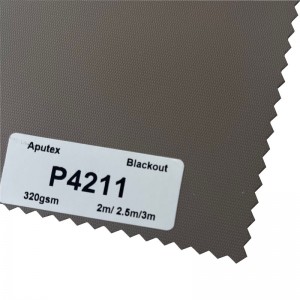 100% Polyester Engineering Project Double Side Same Color Roller Blinds Fabrics