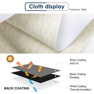 PVC Vinyl Fiberglass Blackout Anti UV 100% Polyester Roller Blind Fabric for Home Office Hotel Made in China