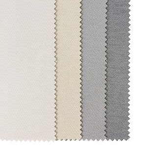 China Waterproof Curtain Sunscreen Shade Fabrics for Roller Blinds Windows Components 5000 – 1% Openness