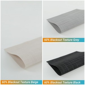 Flame Retardant UV Proof Waterproof Blackout And Sunscreen Roller Shade Blinds Fabric