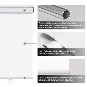 High Quality Roller Shutter Motorized Blind Side Curtain Privacy Fabric For Hotel