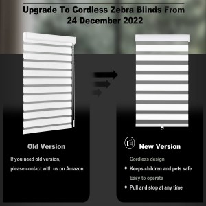 Grade 8 For European Roller Blinds Of Zebra 50% Blackout Zebra Blinds