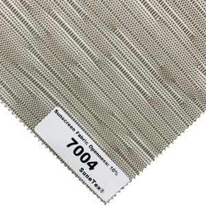 Flame Retardant Protective Sun Solar Cell Blinds Screen Jacquard Roller Blinds Fabric 7000 – 10% Openness