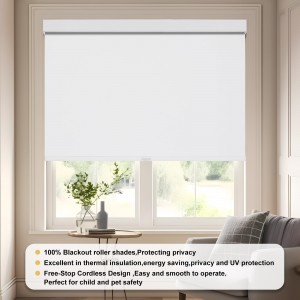 100% Polyester Top Quality Soft Blinds Fabric Solid Color Blackout Roller Blinds