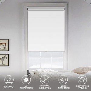 Double Side Printable Blockout Polyester Window Curtain Fabric for Roller Blinds