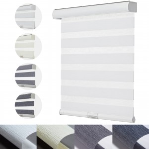 2024 Hot Selling Polyester Roller Window Blind Zebra Blind Fabrics for Home