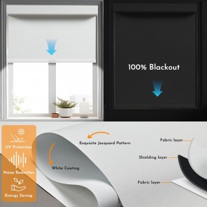 Hot Selling Waterproof Fabric Roller Shade Light Filtering Roller Blinds For Motorized Window Blinds