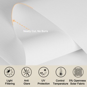 Flame Retardant UV Proof Waterproof Blackout And Sunscreen Roller Shade Blinds Fabric