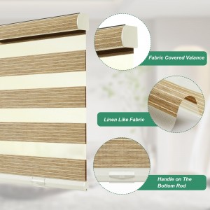 Day and Night Polyester Plain 100% Blackout Window Decorative Fabric For Zebra Blinds