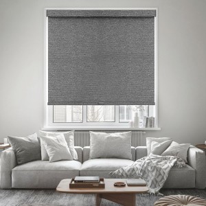 Polyester Blackout Roller Blind Sheer Textured Components Windows Fabric for Hotel