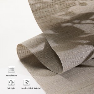 New Design Plain Colorfast Crease Free Flexure Waterproof Anti UV Roller Blind Fabric for Home Office Hotel