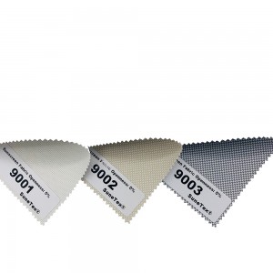 Waterproof Solar Rollladen Sun Shade Fabric Pattern Roll 0% Openness Sunscreen Blind Fabrics for Office