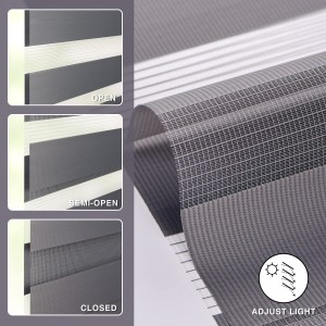 Home Window Decoration Fashionable Zebra Blackout Blinds Day and Night Blinds Fabric