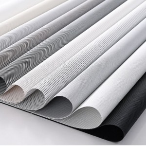 Polyester Sunscreen Blinds Fabric UV Proof Blackout Flame Outdoor for Window