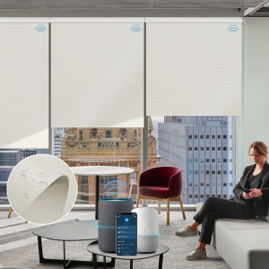 Superior Functionality 100% Blackout PVC Coated Polyester Motorised Roller Blinds Shades